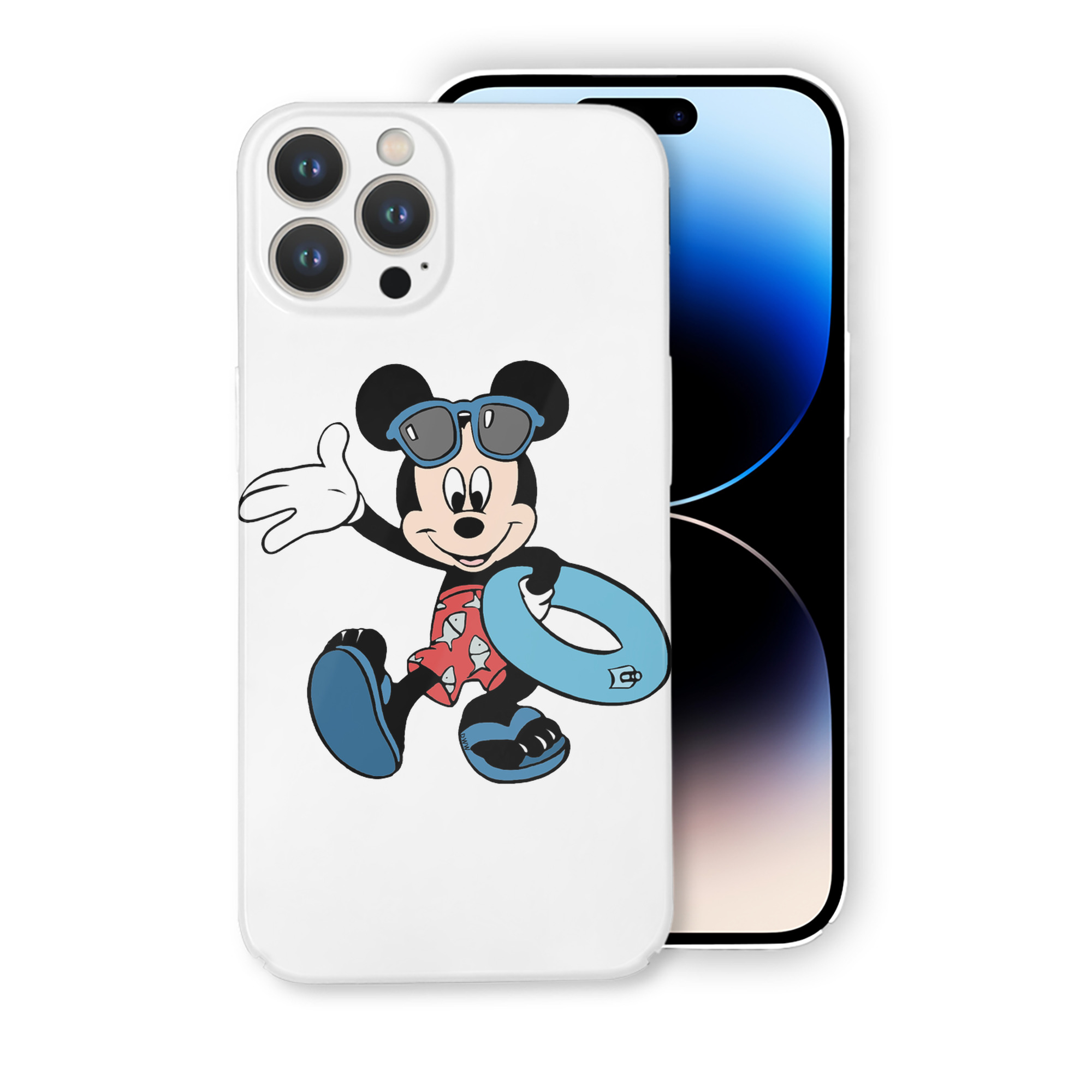 （画像用） ミッキーマウス Mickey Mouse 【iPhone 14シリーズ対応】ハードケース